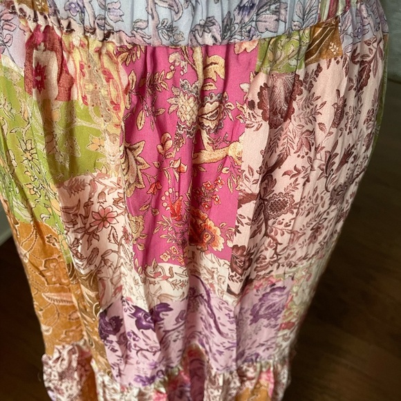 JOHNNY WAS RIVER TIERED SKIRT SIZE SMALL - Picture 6 of 7